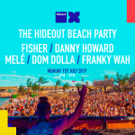 Hideout announce opening beach party