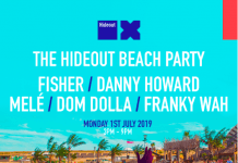 Hideout announce opening beach party