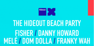 Hideout announce opening beach party