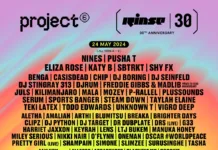 Rinse announces full lineup for Project 6 Festival in celebration of 30th anniversary