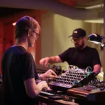 Speedy J and Surgeon have collaborated under the alias Multiples for the record “Two Hours Or Something”