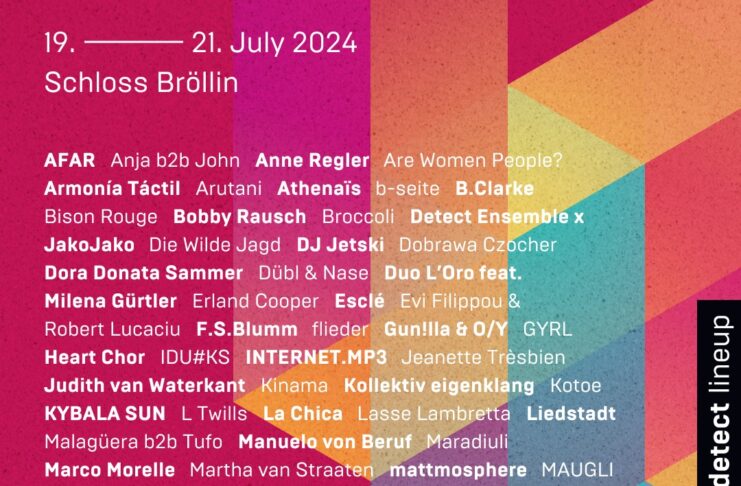 Detect Classic Festival: Electronic and Classical Artists at Schloss Bröllin, Listen to Exclusive mixes from Simon Popp (Popp Drum Trio) & more TBA